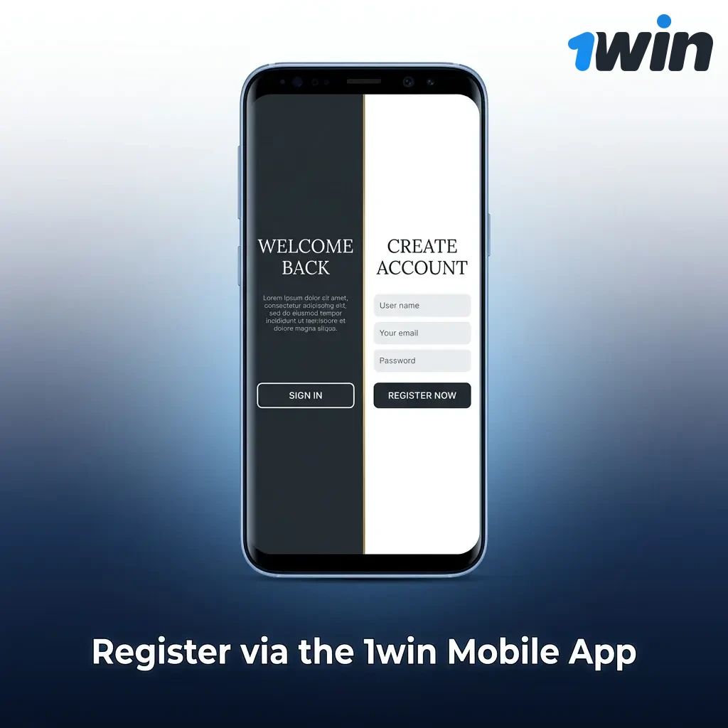 1win mobile app registration steps on Android and iOS for full account access, deposits, and bonuses